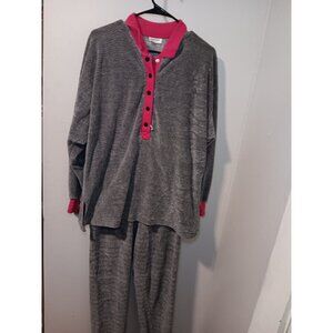 Vintage Neiman Marcus Lounge Pajama Set Adult 100% Cotton